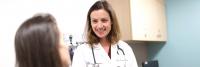 doctor talking to patient